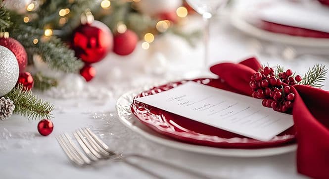 Como fazer uma mesa posta no Natal?