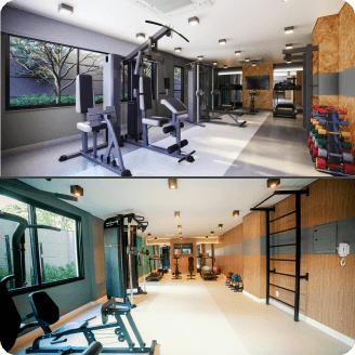 Perspectiva X Realidade da academia do Today Augusta