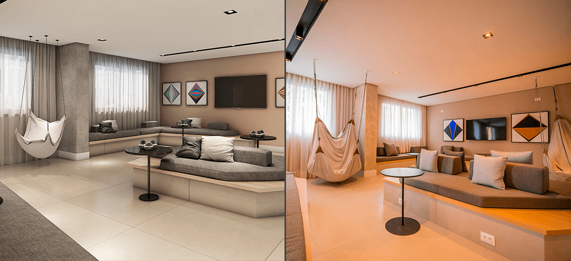 Perspectiva X Realidade do coliving do Today Pinheiros