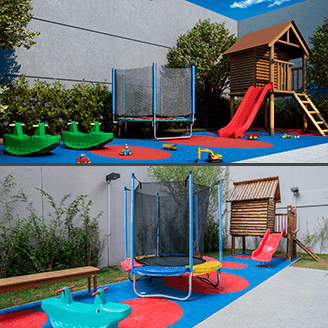 Perspectiva X Realidade do playground do Today Brigadeiro