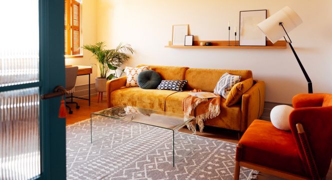 7 inspirações de laranja na decoração