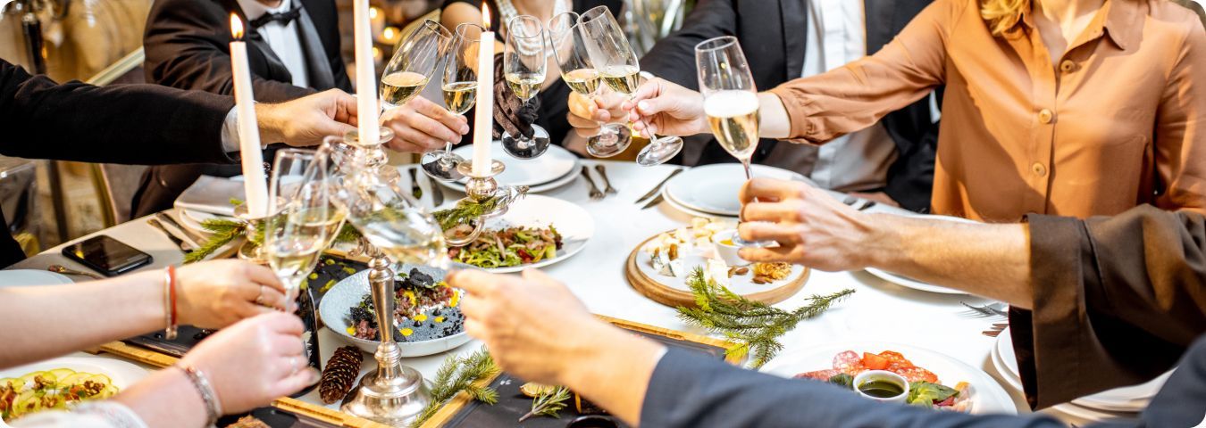 Inspirações para mesa posta de Réveillon